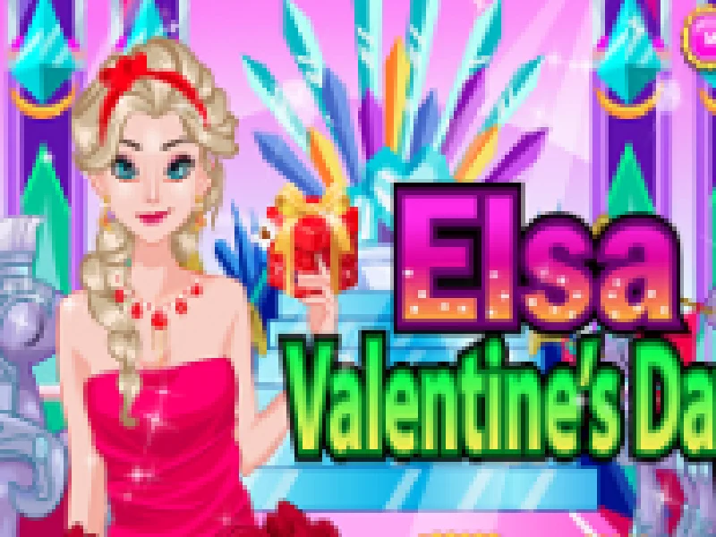 machiat si imbracat elsa frozen de valentines