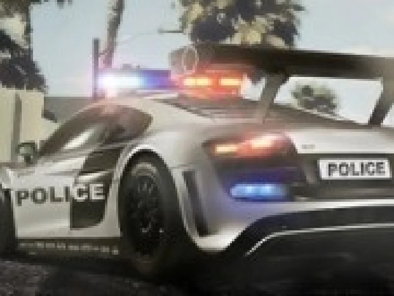 manevre cu masina de politie