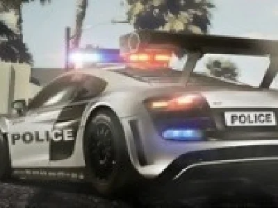 manevre cu masina de politie