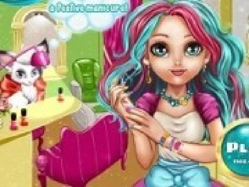manichiura ever after high cu madeline hatter