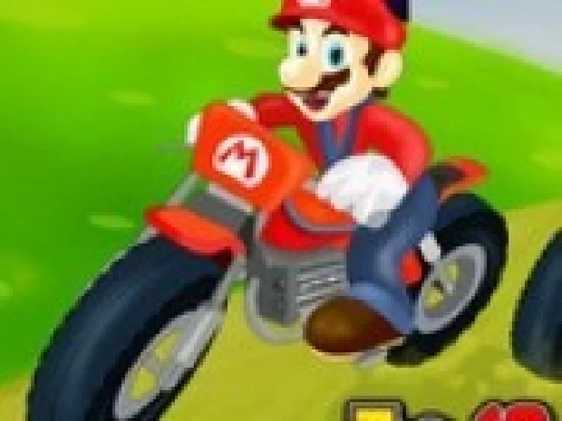 mario curse cu motorete contra doraemon