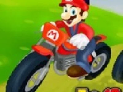 mario curse cu motorete contra doraemon