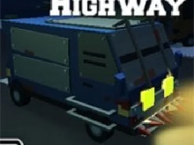 masina patrata in curse 3d pe strada contra zombi