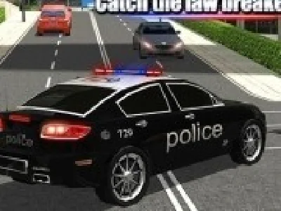 masini de politie in urmariri 3d