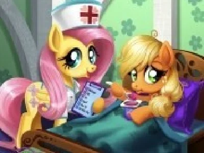 micul meu ponei applejack are dureri de burta