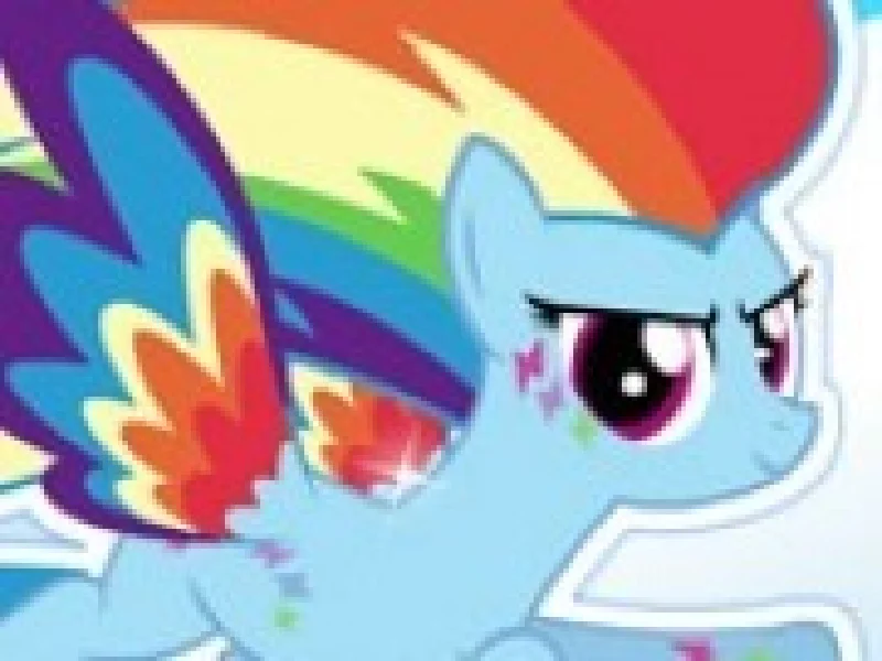 micul ponei rainbow dash moda curcubeu