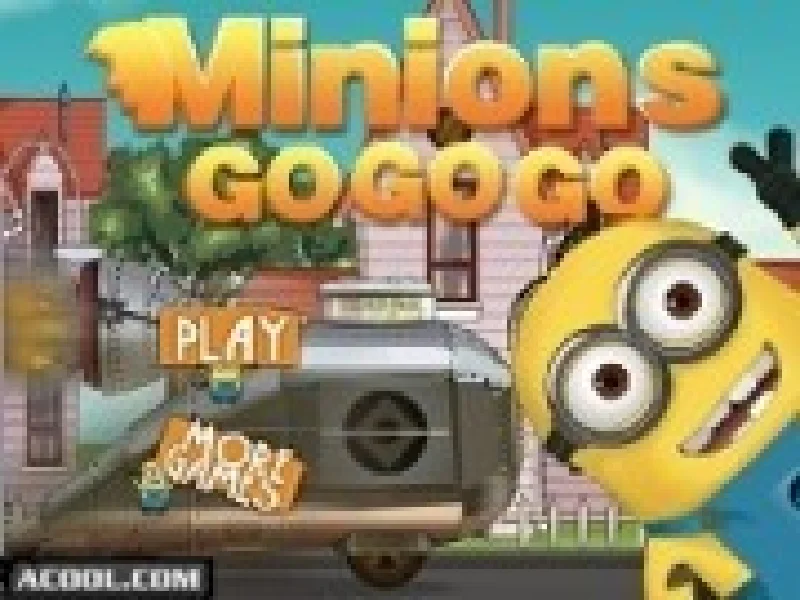minionii conduc masina cu reactie