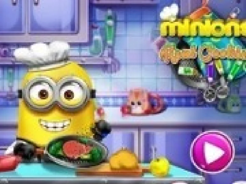minionii gatit in bucatarie