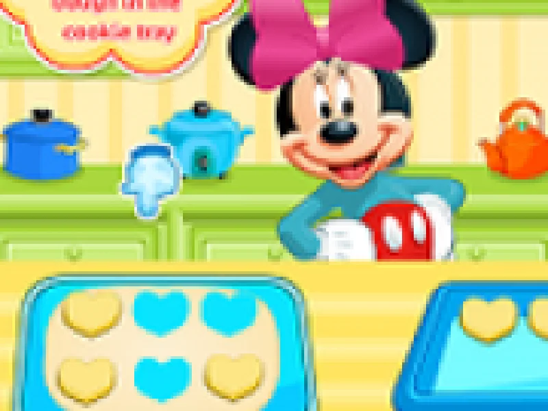 minnie mouse gateste prajituri inima