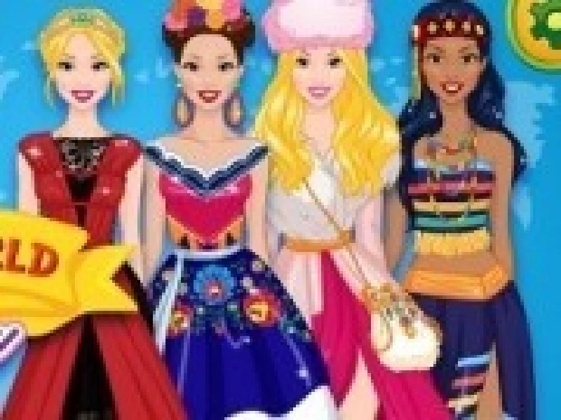 moda din jurul lumii cu barbie