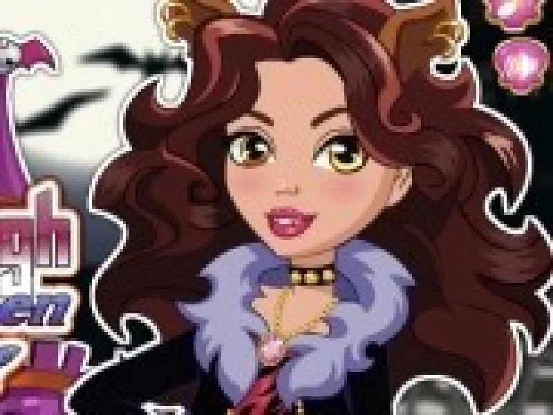 monster high clawdeen curata curtea si de imbracat