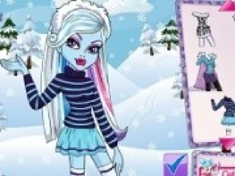 monster high cu abbey bominable iarna