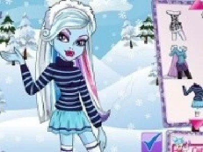 monster high cu abbey bominable iarna