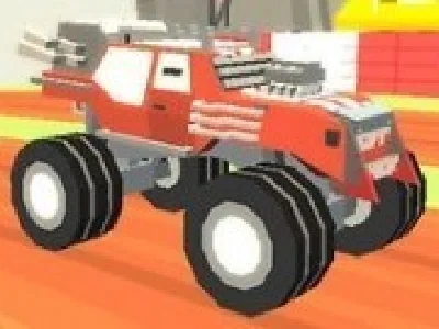 monster truck 3d distrugator