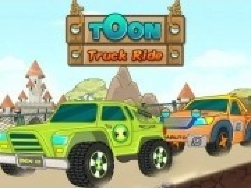 monster truck de desene animate pe curse explozive