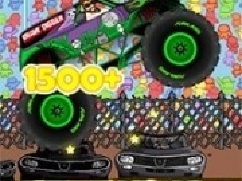 monster truck de zombie cu nitro