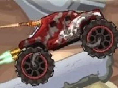 monster truck offroad cu impuscaturi
