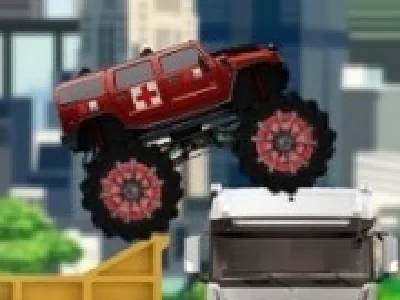 monster truck pentru echipa medicala