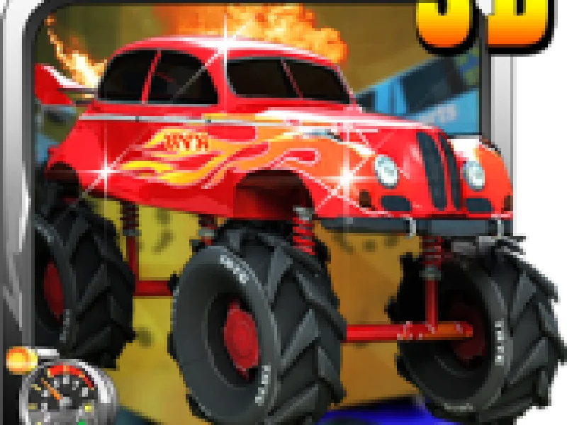 monster truck rapid cu explozii