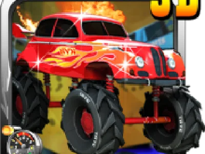monster truck rapid cu explozii