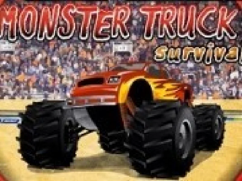 monstru camion de lupte in arena