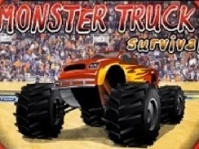 monstru camion de lupte in arena