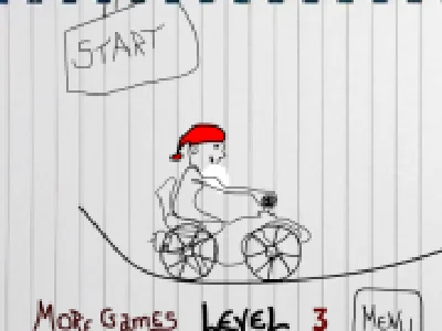 mos craciun desenat cu atv