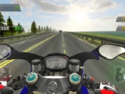 motociclete 3d in trafic