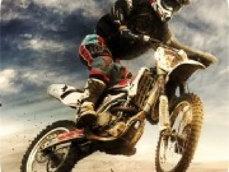 motociclete 3d pe traseu industrial