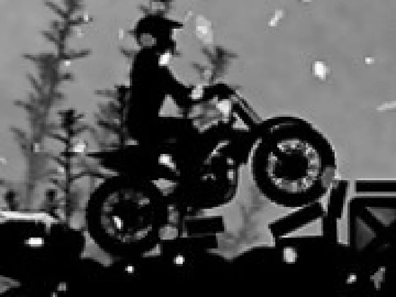 motociclete negre pe zapada