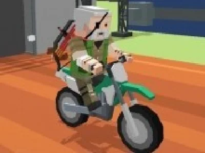 motociclete patrate in curse patrate 3d