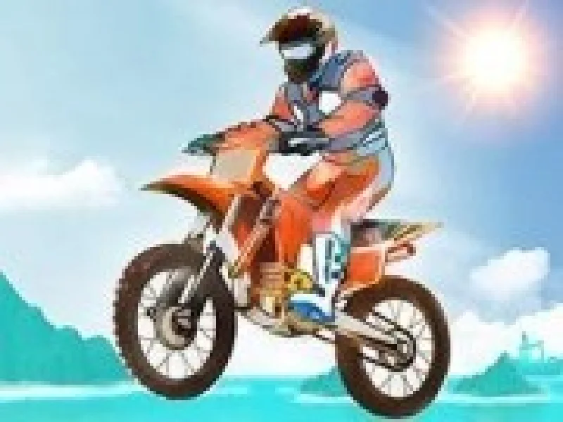 motorete pe traseu in aer