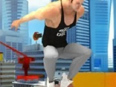 parkour 3d pe acoperis