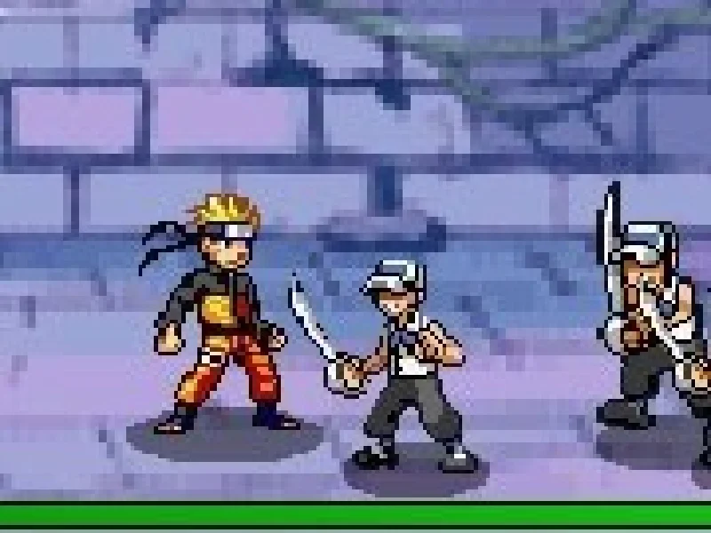 personaje anime in lupta