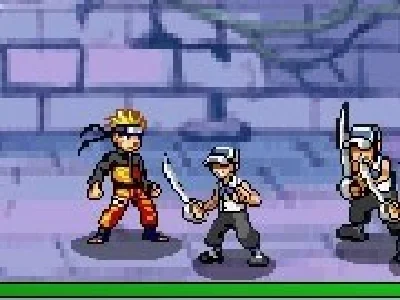 personaje anime in lupta