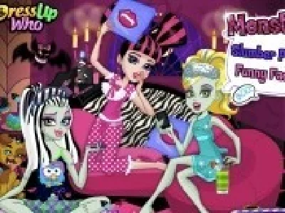 petrecerea in pijamale monster high