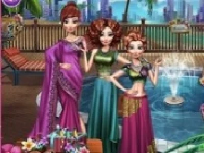 petrecerea la piscina cu fetele disney