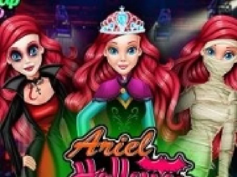 petrecerile de halloween cu printesa ariel