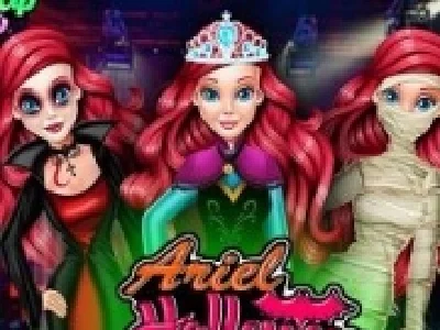 petrecerile de halloween cu printesa ariel