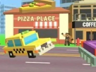 pixel taxi 3d