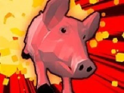 porcul 3d nebun in oras
