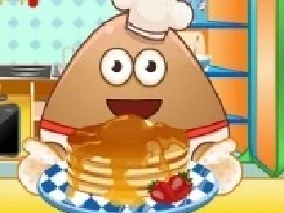 pou gateste clatite cu sirop