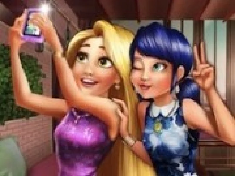 poza cu ladybug si rapunzel pe instrgram