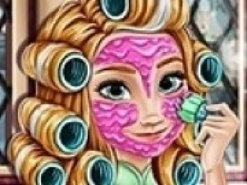 princess Anna Frozen imbracat si machiat