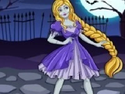printesa rapunzel in modul zombi