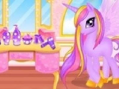 printesa unicorn ponei la salon