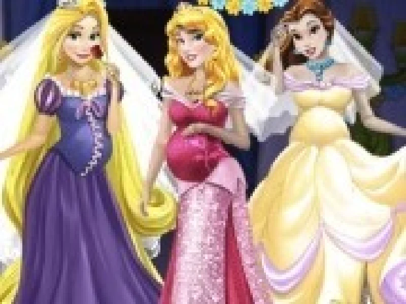 printese disney insarcinata de imbracat