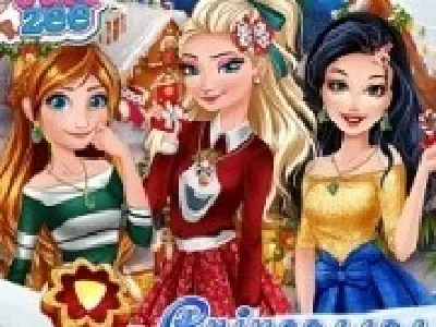 printesele disney in taramul craciunului