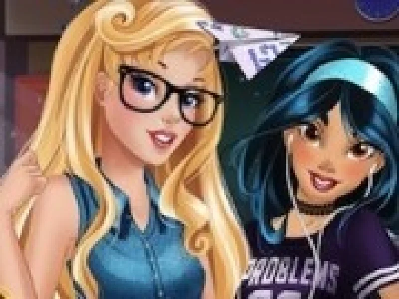 printesele disney la scoala