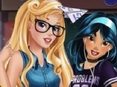 printesele disney la scoala